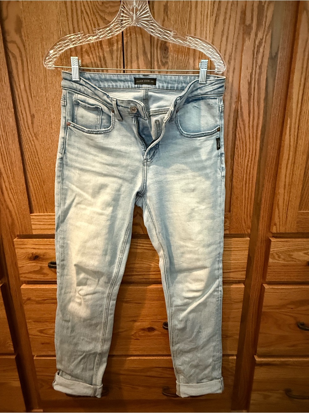Silver Jeans Beau High Rise Slim Straight Jeans